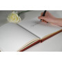 Livre d'or cuir Alpille 26X22 rouge +/t