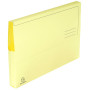 Pt 10 chemises poche SUPER A4 jaune