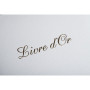 Livre d'or cuir Alpille 26X22 blanc +/t