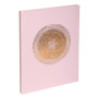 Livre d'or 100p or 27x22cm Ellipse Rose