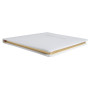Livre d'or cuir Alpille 26X22 blanc +/t