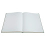 Livre d'or 100p or 27x22cm Ellipse Vert
