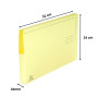 Pt 10 chemises poche SUPER A4 jaune