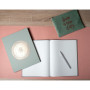 Livre d'or 100p or 27x22cm Ellipse Vert