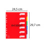 Intercalaire  XXL PP 30/100 6 positions