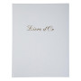 Livre d'or balacron Blanc 26x22 +/titre