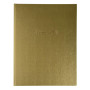 Livre d'or balacron or 26X22 +/titre