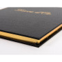 Livre d'or balacron Noir 21x19 +/titre
