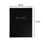 Livre d'or balacron Noir 26x22 +/titre