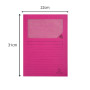 Pt 100 chem. à fenêtre FOREVER fuchsia