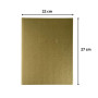 Livre d'or balacron or 26X22 +/titre