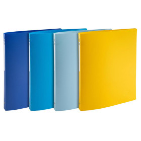Classeur 4an 15mm PP A4 Bee Blue coul.as