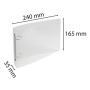 Classeur 165x240 2anx 25mm Crystal trans
