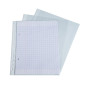 Sachet 10 Poch.perf.Ecolier PP grainé