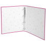 Classeur PP Rembordé 4anx 30mm A4 Rose