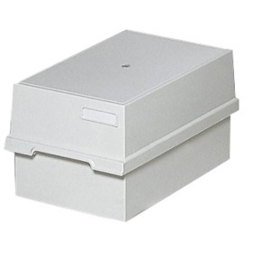 Boîte 1200 fiches A4 gris lumière