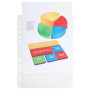 Sachet 50 poch.perf. PP grainé 5/100° A4