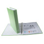 Classeur PP Rembordé 4anx 30mm A4 Anis