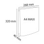 Clas.PP 4anx/30mm KREA COVER transl.BLEU
