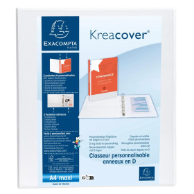 Classeur personnalisable 2anx D40 blanc