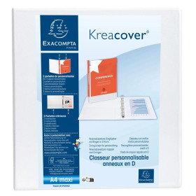 Classeur personnalisable 2anx D60 blanc