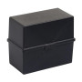 Boîte port. ECOBlack 200 fiches A5 noir