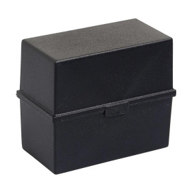 Boîte port. ECOBlack 200 fiches A5 noir