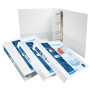 Classeur personnalisable 4anx D15 blanc