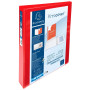 Classeur personnalisable 4anx D25 rouge