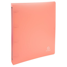 Classeur 4A 30mm A4+ ChromPastel Corail