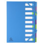 Trieur Harmonika 9comp. CAMPUS NEON bleu