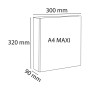 Classeur personnalisable 4anx D60 blanc