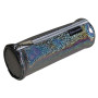 Trousse ronde PU Glitter 4 coul.ass
