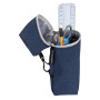 Trousse pot à crayon carrée Bee coul ass