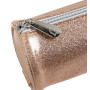 Trousse ronde PU Glitter 4 coul.ass