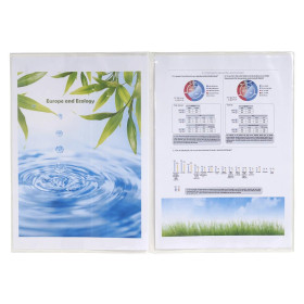Sachet / 10 étuis 2 volets A4