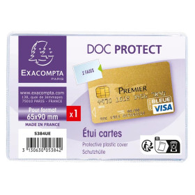 Etui de protection CB PVC 6,5x9,5cm