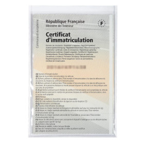 Etui de Protection PVC Documents voiture