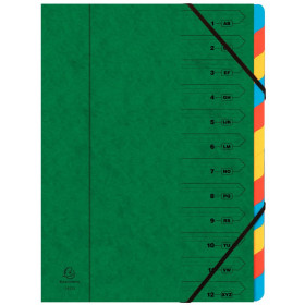 TRIEUR AGRAFE 12 COMP. VERT