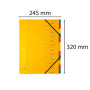 TRIEUR AGRAFE 12 COMP. JAUNE