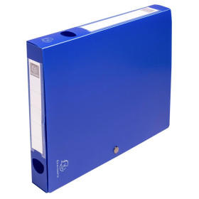 Boite de class D40mm pression PP bleu