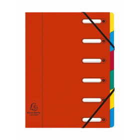 Trieur Harmonika-fenêtres 6 compt rouge