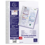 SACHET 10 POCH. A4 PP 10 cartes visite