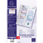 SACHET 10 POCH. A4 PP 10 cartes visite