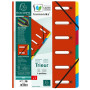 Trieur Harmonika-fenêtres 6 compt rouge