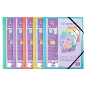 Chem. 3rab elast. PP A4 KREAC PASTEL ass
