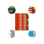 TRIEUR FENETRE 24 COMP. ROUGE