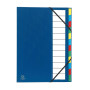 Trieur rigide ORDONATOR 12 comp bleu
