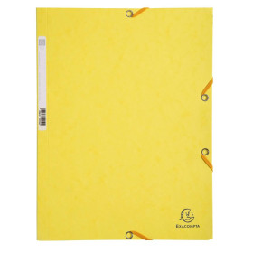 Chem 3 rabts+elast A4 carte jaune citron