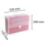 Trieur valisette+poignée 24 comp CRYSTAL